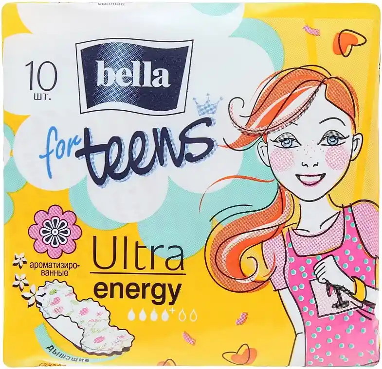 Teens Pantiliners Ultra Energy, 10 pcs - Bath and Body