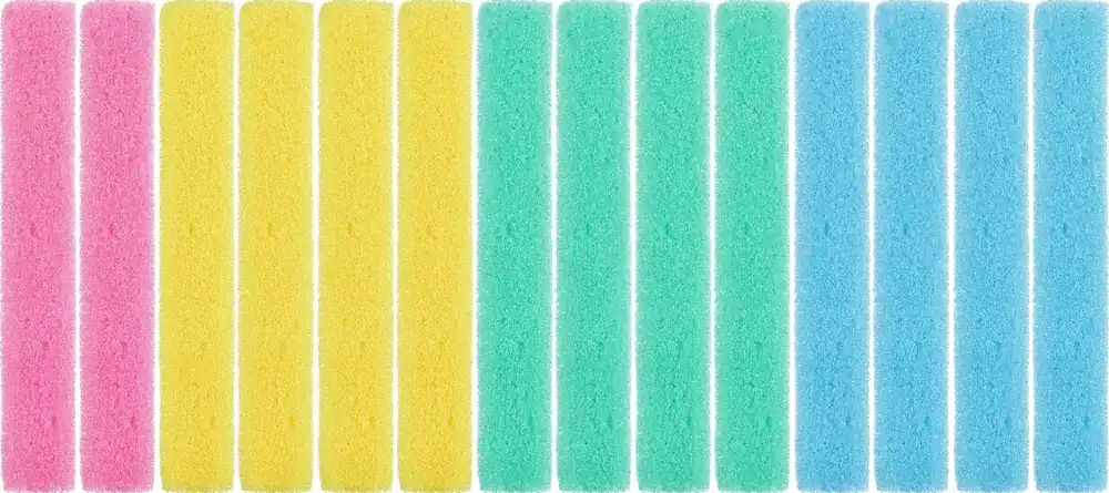 Sponge Rollers, thin, 14 pcs - Accessories