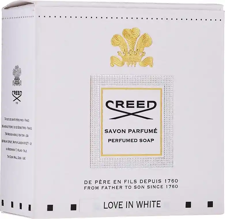 Creed Love In White Perfumed Soap - Bath and Body
