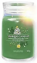 Scented Candle in Jar 'Shimmering Christmas Tree', 2 wicks - Bath and Body