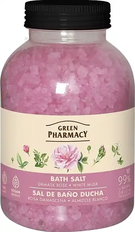 Damask Rose & White Musk Bath Salt - Bath and Body
