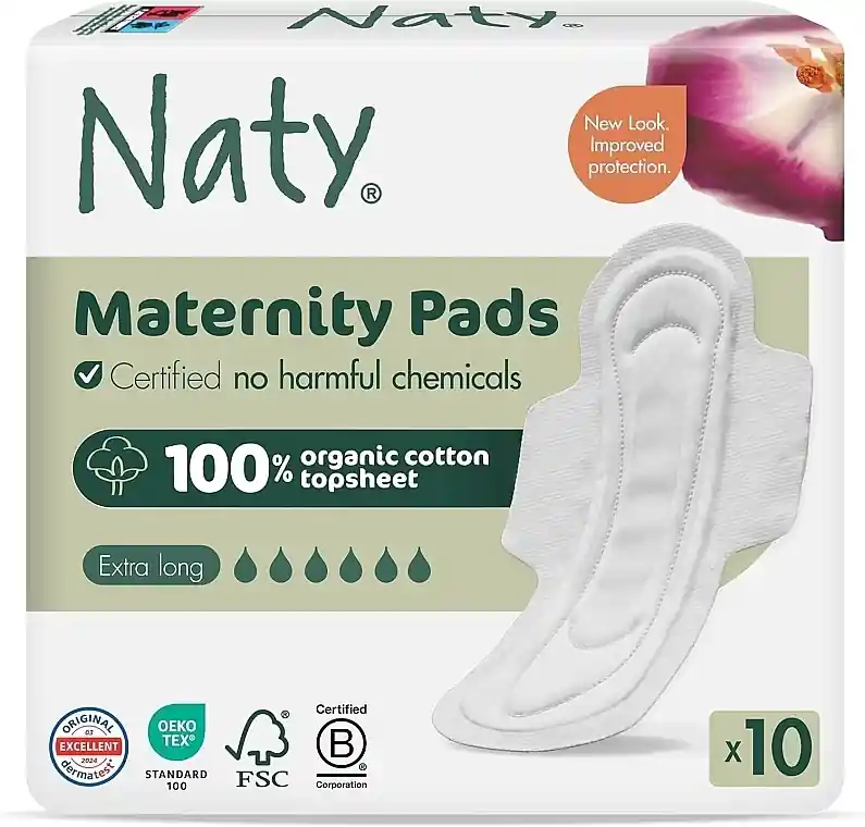 Postpartum Pads, 10 pcs. - Bath and Body