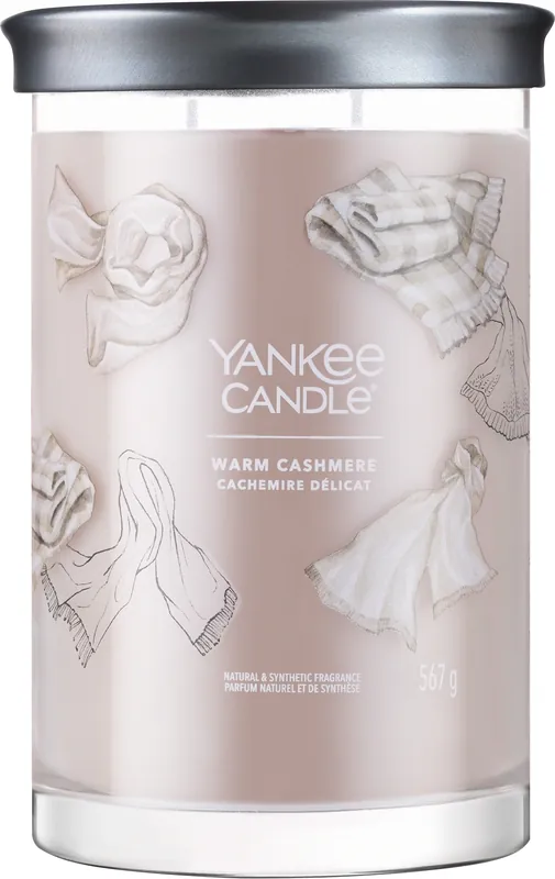 Scented Candle in Glass 'Warm Cashmere', 2 wicks - Bath and Body