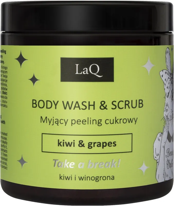 Cleansing Body Scrub "Kiwi & Grapes" - Bath and Body