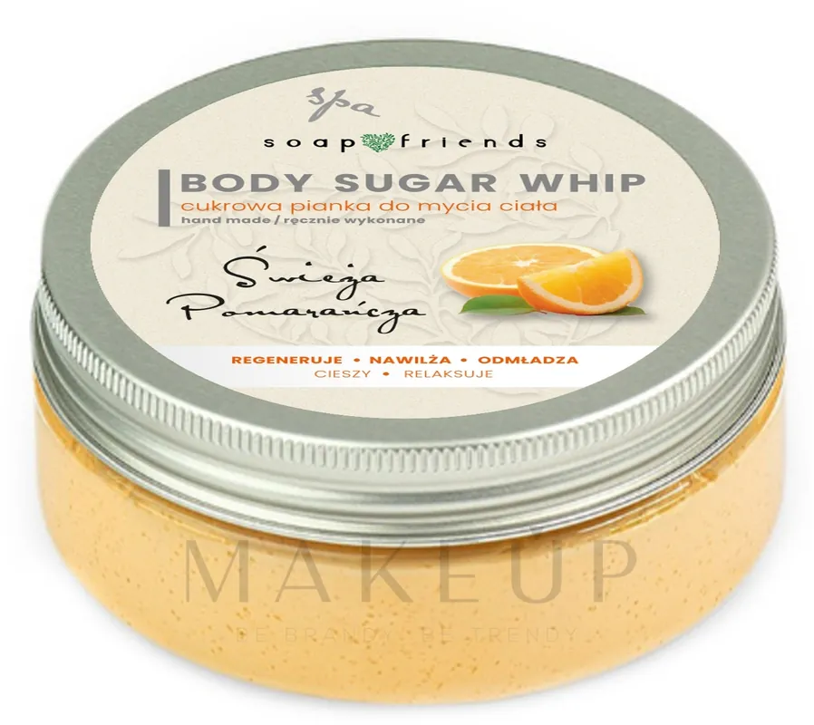 Orange Shower Sugar Mousse - Bath and Body