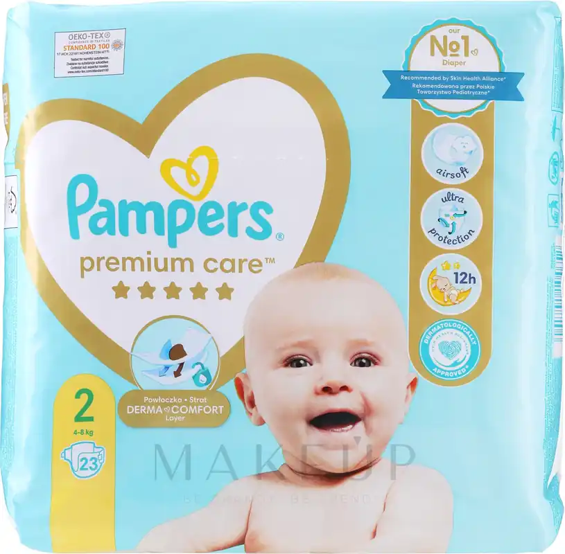 Pampers Premium Care Newborn Diapers (4-8 kg), 23 pcs.