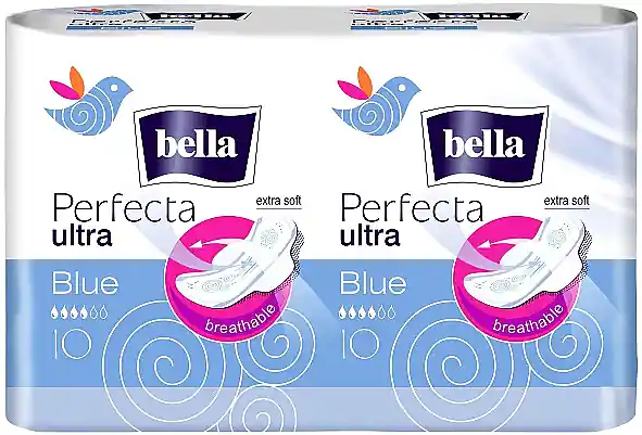 Perfecta Blue Soft Ultra Pads, 2x10pcs - Bath and Body