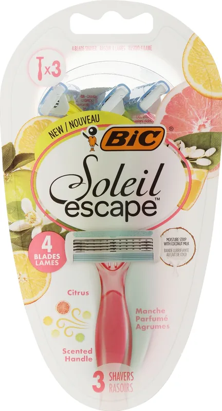 Set of Razors without Replaceable Cartridges, 3pcs - Bath and Body