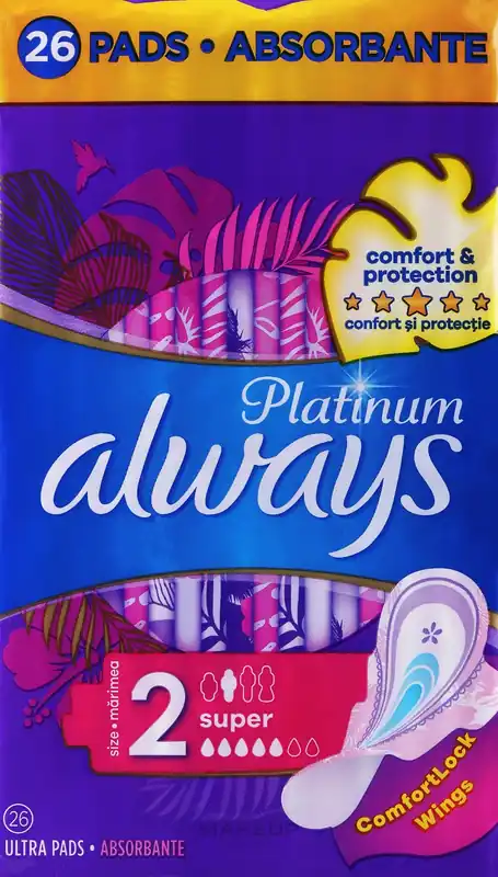 Sanitary Pads, size 2, 26 pcs - Bath and Body