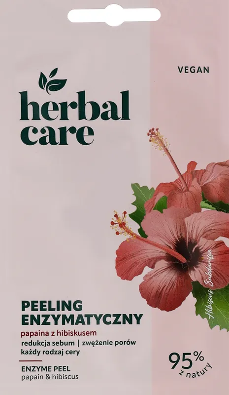 Enzyme Face Peeling with Papain & Hibiscus - Skin Care Products