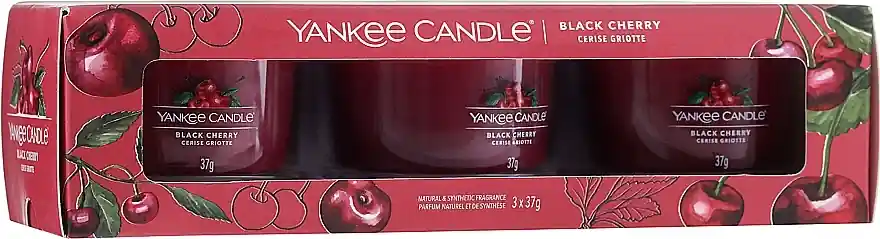 Scented Candle Set "Sweet Cherry" - Bath and Body