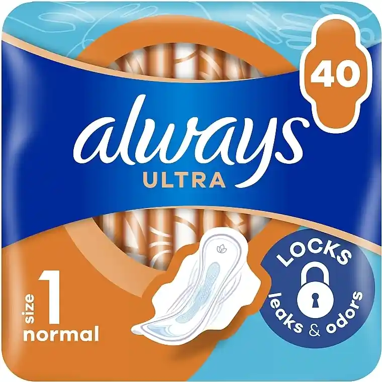 Sanitary Pads, size 1, 40 pcs - Bath and Body