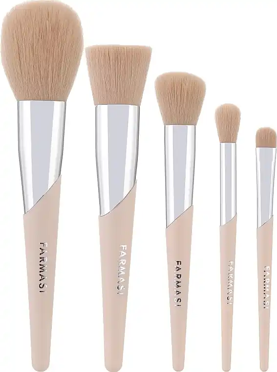 Mini Makeup Brush Set, 5 pcs. - Accessories