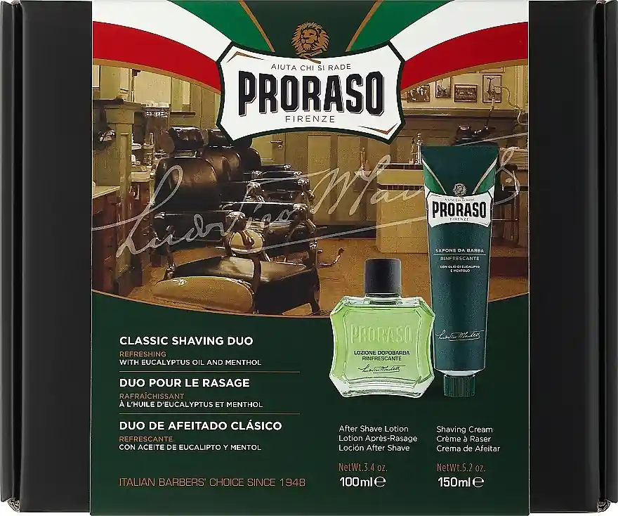 Menthol & Eucalyptus Shaving Set - Skin Care Products