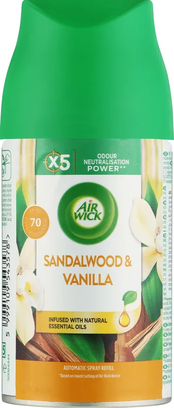 Refill Cartridge for Air Freshener "Vanilla & Sandalwood" - Bath and Body