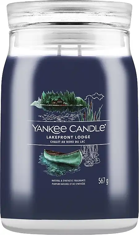 Scented Candle in Jar 'Lakefront Lodge', 2 wicks - Bath and Body