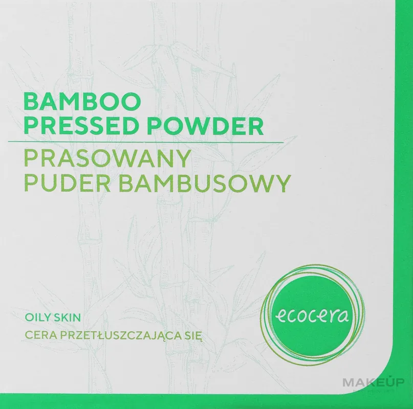 Ecocera Bamboo Pressed Face Powder - Makeup