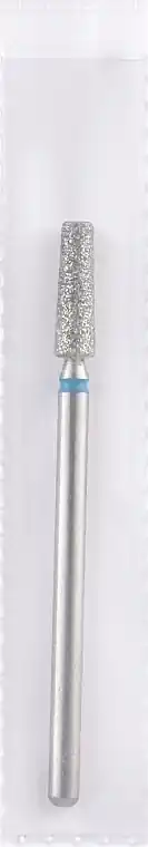 Diamond Nail File Drill Bit, frustum, L-10 mm, 3.1 mm, blue