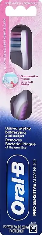 Toothbrush, ultra-soft bristles, purple