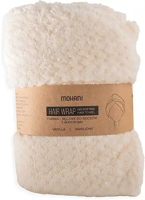 Turban Towel for Hair Drying, white - Accessories