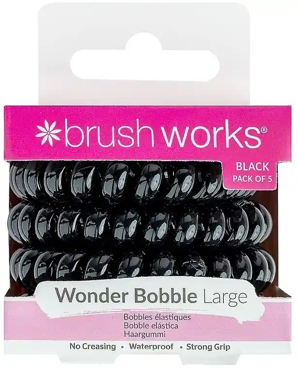 Hair Ties, black, 5 pcs - Accessories