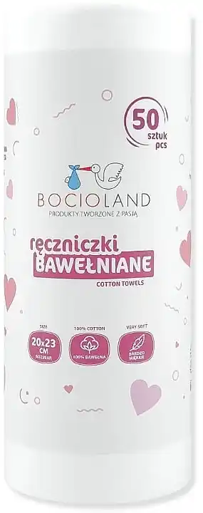 Hypoallergenic Baby Cotton Towels in Roll, 50 pcs. - Accessories