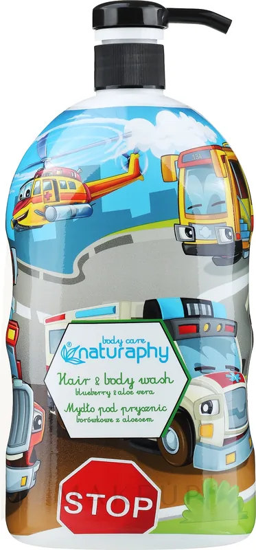 Kids Shower Gel-Shampoo "Blueberry & Aloe Vera"