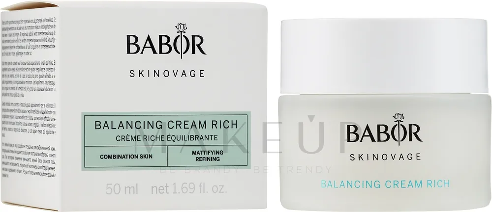 Rich Balancing Cream for Combination Cream - Skin Care Products