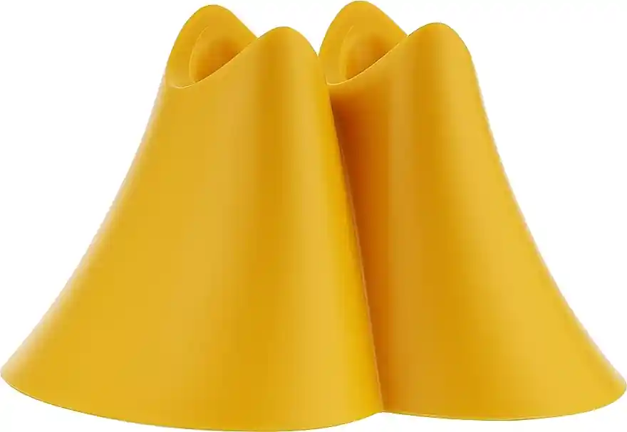 Bio-Plastic Double Toothbrush Holder, yellow
