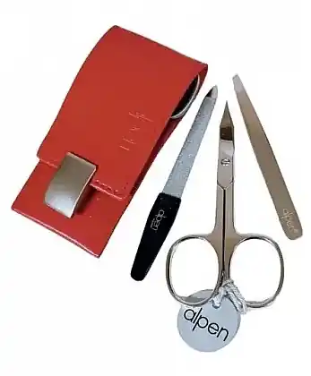 Manicure Set, 4 tools, red - Accessories