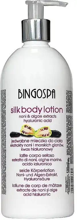 Body Silk Lotion with Noni Seaweed Extract and Olive Oil - Bath and Body
