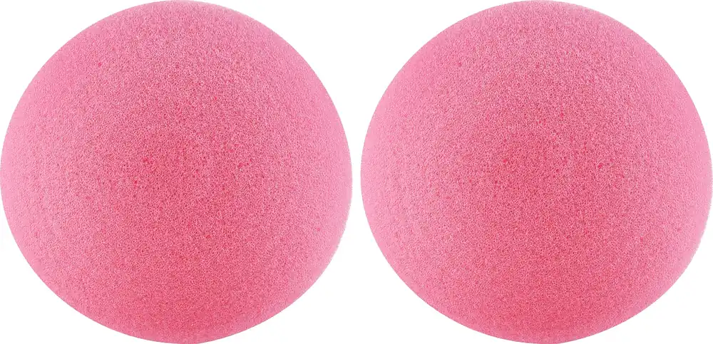 Bath Sponge Set, 2 pcs, pink - Accessories