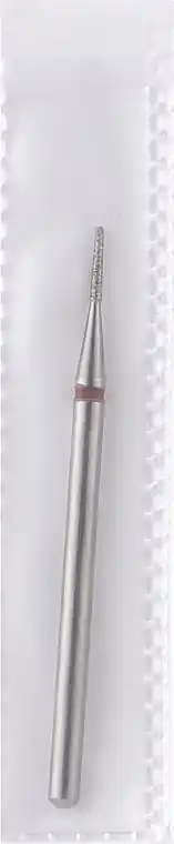Diamond Nail File Drill Bit, rounded cylinder, L-6 mm, 1.0 mm, red