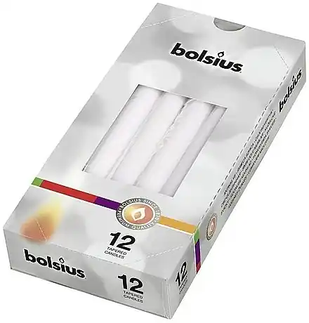 Table Candle, 245/24 mm, white - Accessories