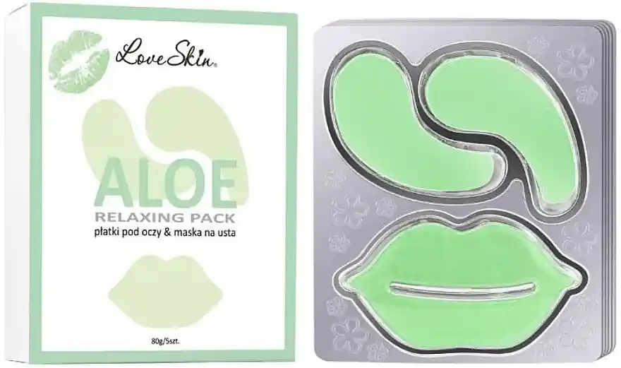 Hydrogel Eye & Lip Patches with Natural Aloe Extract - Skin Care Products