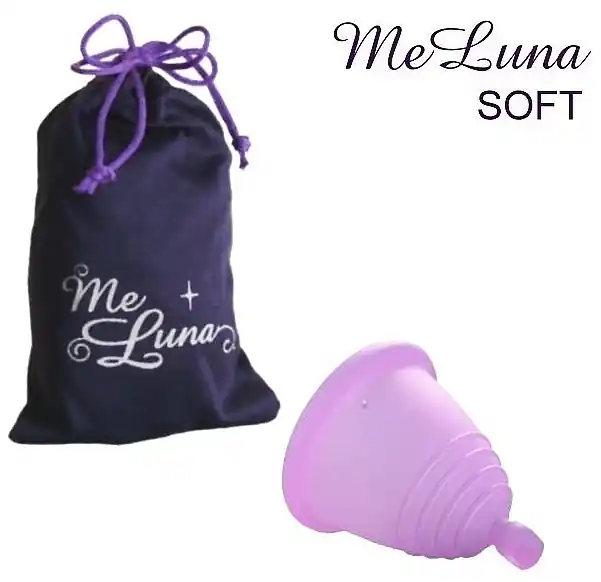 Menstrual Cup with Ball, size S, pink - Accessories