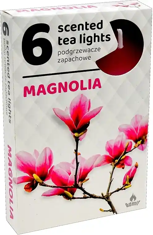 Magnolia Tealights, 6 pcs - Bath and Body