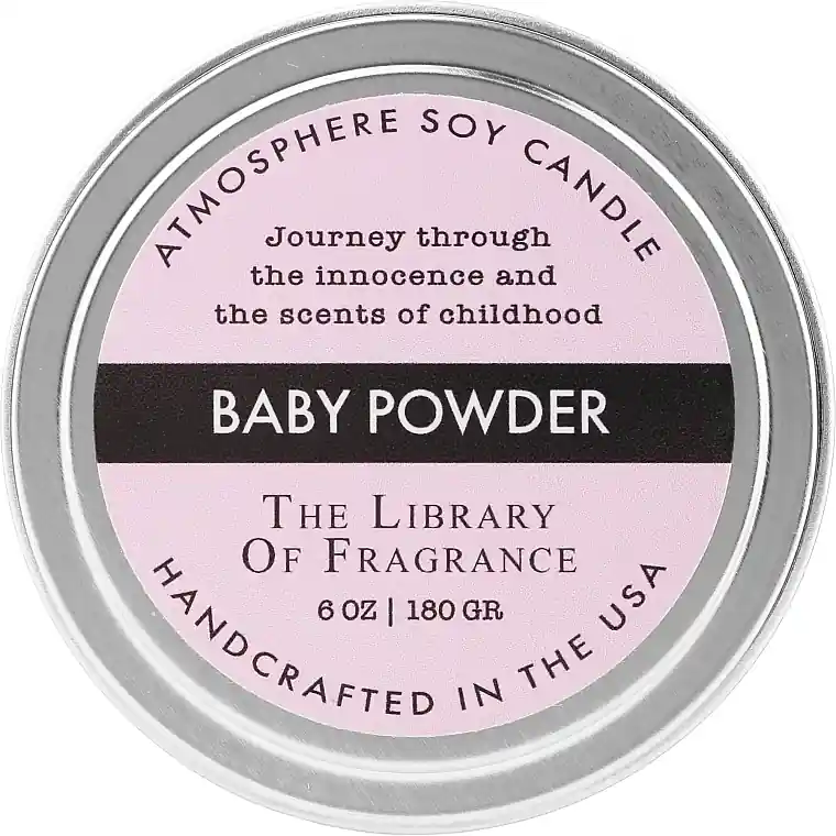 Scented Soy Candle "Baby Powder" - Bath and Body