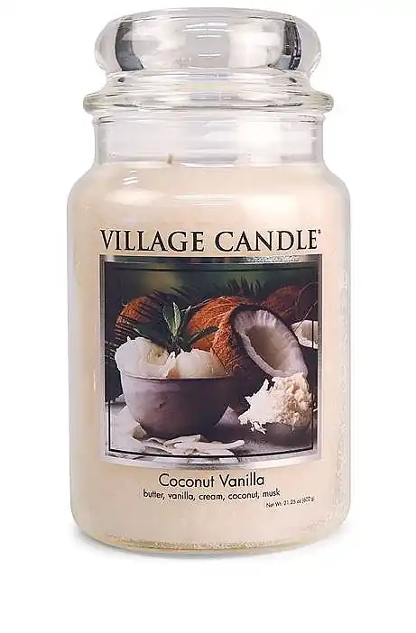 Scented Candle in Glass Jar - Bath and Body