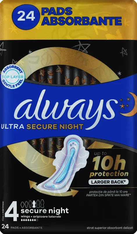 Sanitary Napkins, size 4, 24 pcs - Bath and Body