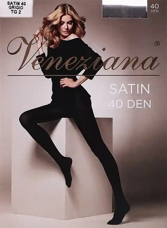 Women's Tights "Satin", 40 Den, grigio - Clothes