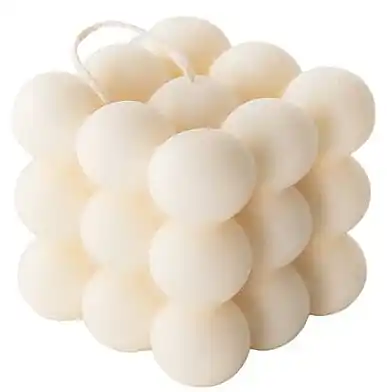 Large Candle, white - Accessories