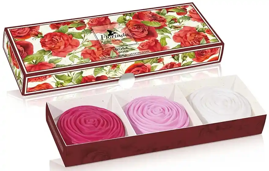 Rose Soap Set - Bath and Body