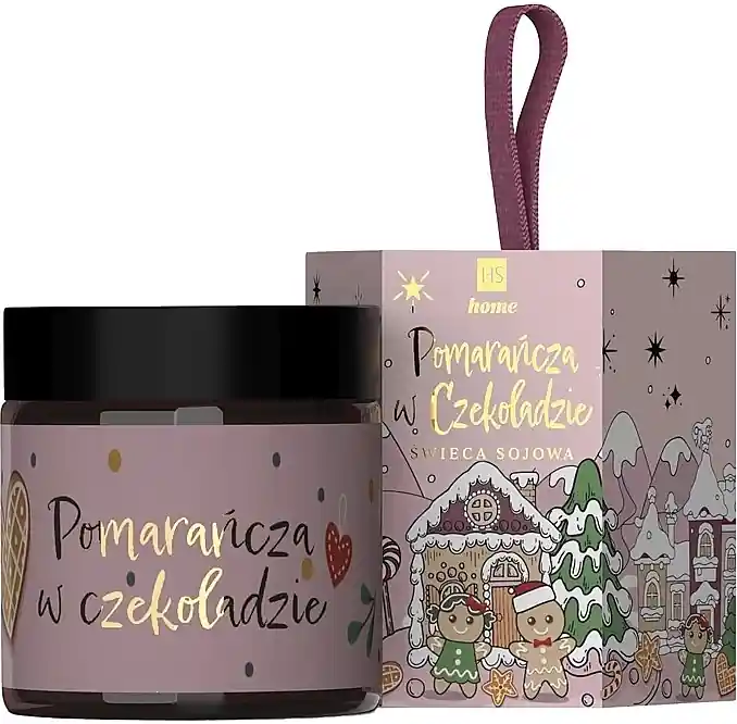 Orange in Chocolate Scented Candle - Bath and Body