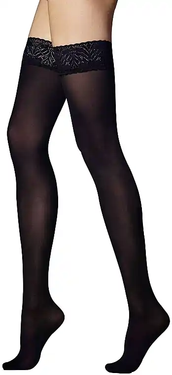 Stockings "Ar Fiona", 60 Den, marrone - Clothes
