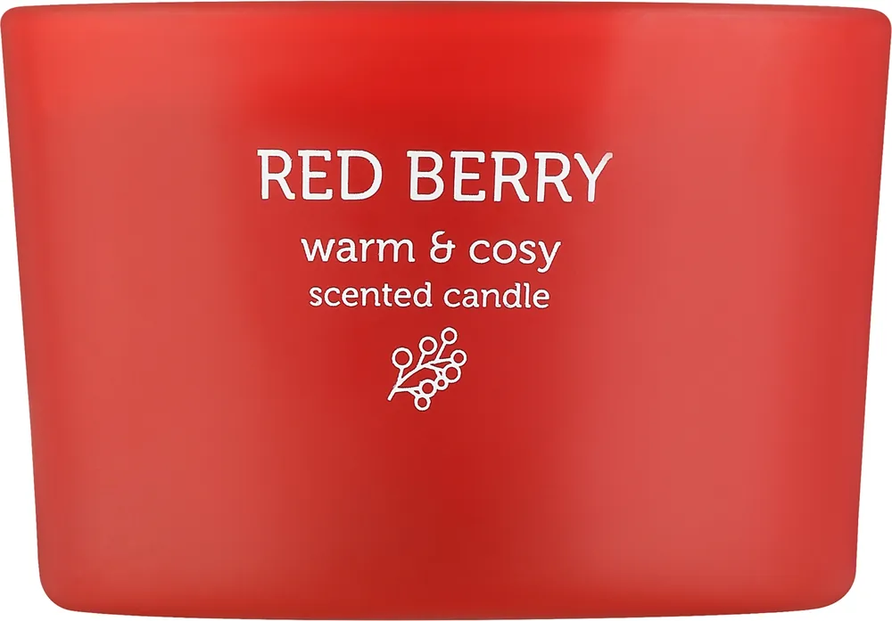 Scented Candle 'Red Berries' - Bath and Body