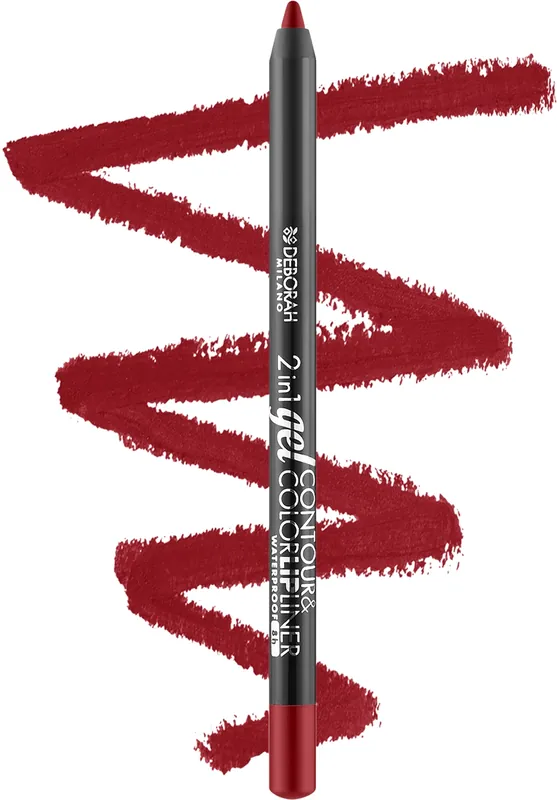 Deborah 2in1 Gel Contour & Color Lipliner (07 -True Red)