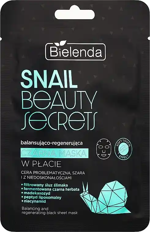 Balancing & Regenerating Black Sheet Mask - Skin Care Products