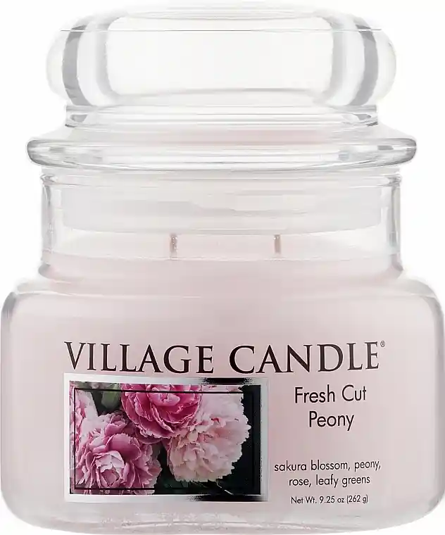 Scented Candle in Jar 'Fresh Peony' - Bath and Body