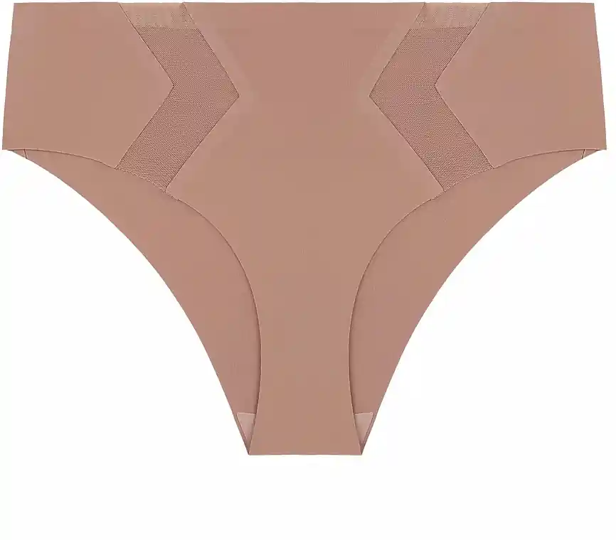 Women's Seamless Bikini Panties, BCL650-011, Brown